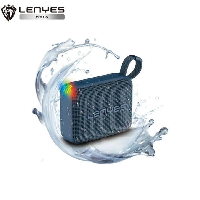 SPEAKER LENYES BLUETOOTH S216 Waterproof LENYES S216 Wireless Speaker Bluetooth 5.3 Portable Waterpr