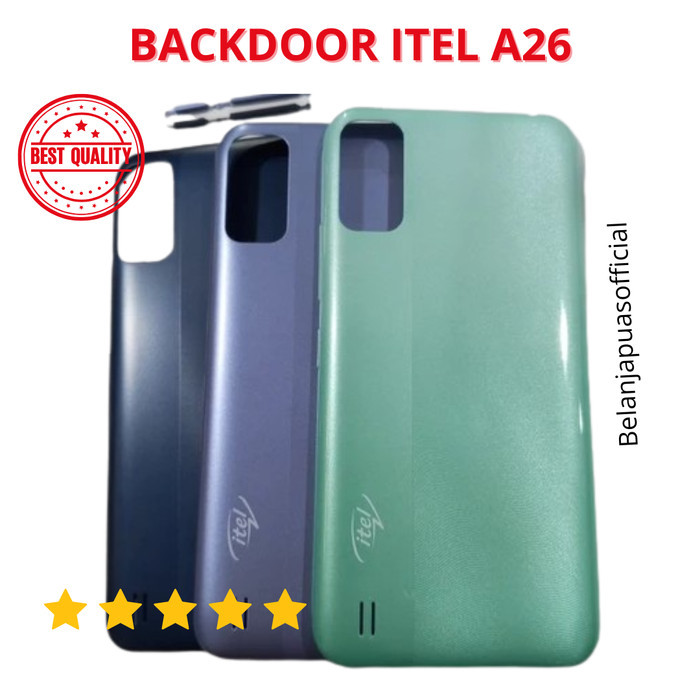 BACKDOOR BACK CASING BACK DOOR COVER TUTUPAN BATERAI BATRE BELAKANG ITEL A26 / ITEL A 26