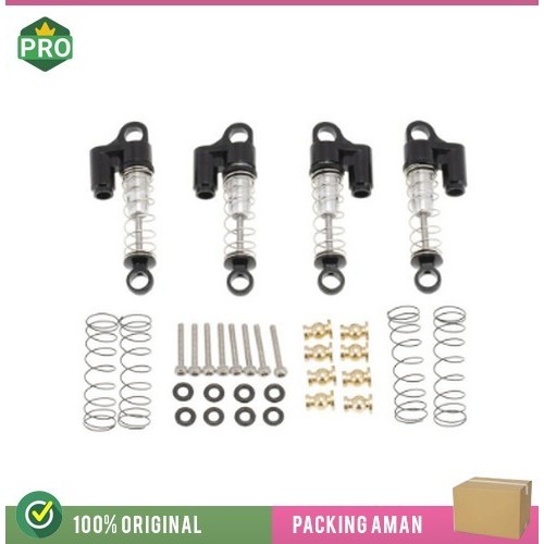 4PCS 1/24 METAL SHOCK ABSORBER FOR AXIAL SCX24 90081 RC CAR PARTS - HI