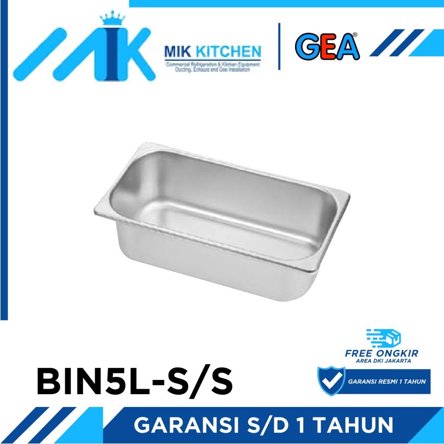 GETRA Continuous Ice Cream Freezer BIN5L-S/S / BIN5L S/S