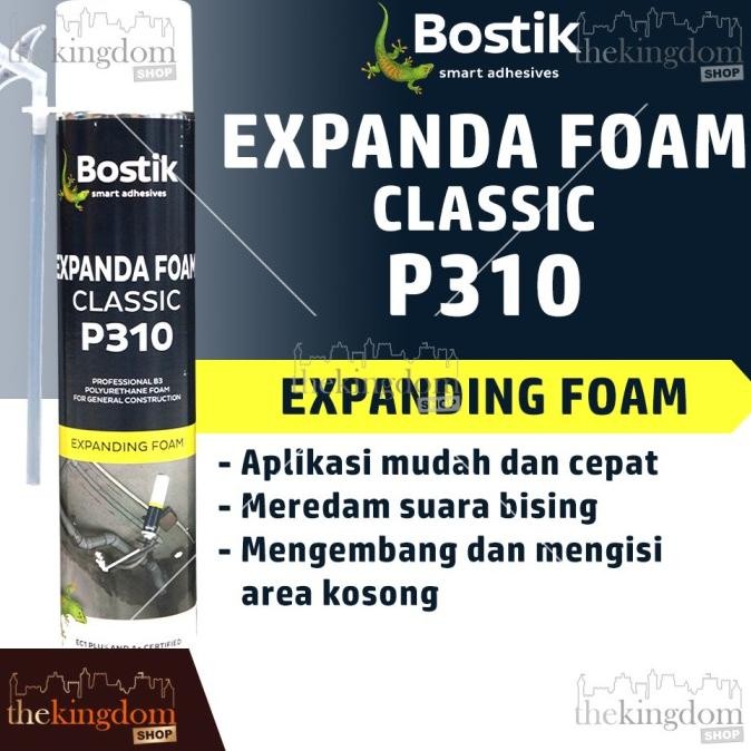 

Bostik P310 Expanda Foam Classic 750ml Expand Expanding Filler Peredam