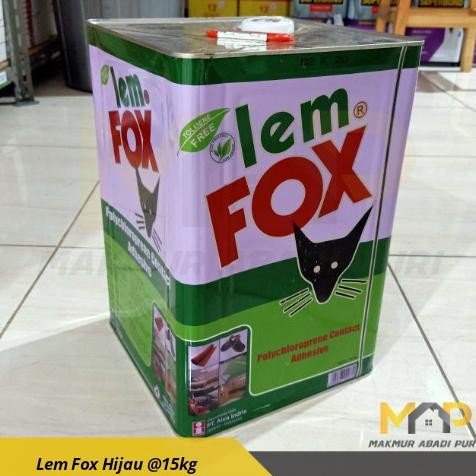 

Lem Kayu - Lem Fox Hijau @15kg - Lem Kuning Serbaguna