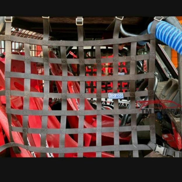 Window Cargo Net Huu Offroad Jaring Gaman Aca Jendela Hitam