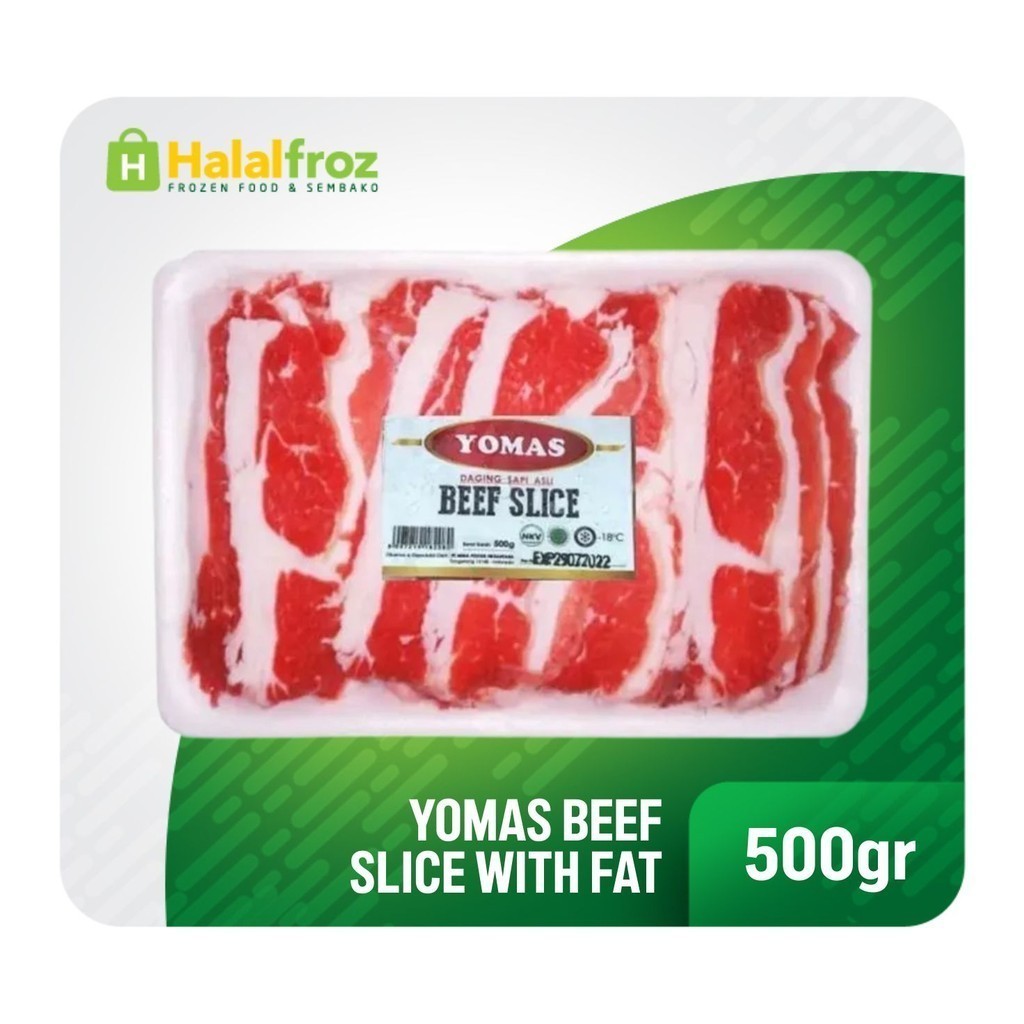 

Yomas Beef Slice With Fat 500gr Termurah, Terlaris