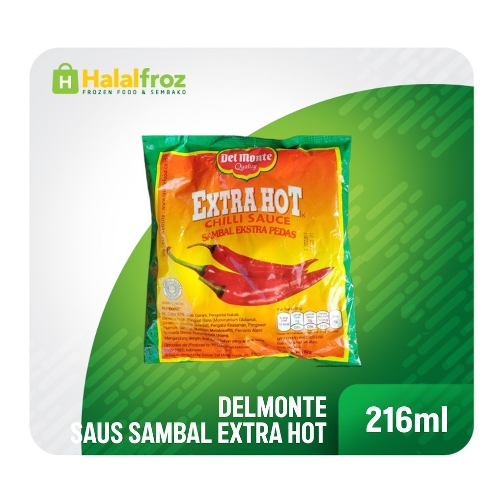 

SAOS SAMBAL SACHET 24 PCS DELMONTE MurahGosend Ready, Paling murah, Terlaris