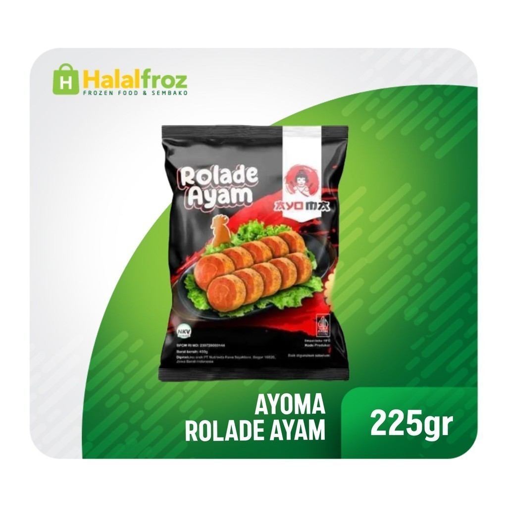 

Rolade Ayam Ayoma 225 gramGosend Ready, Paling murah, Terlaris