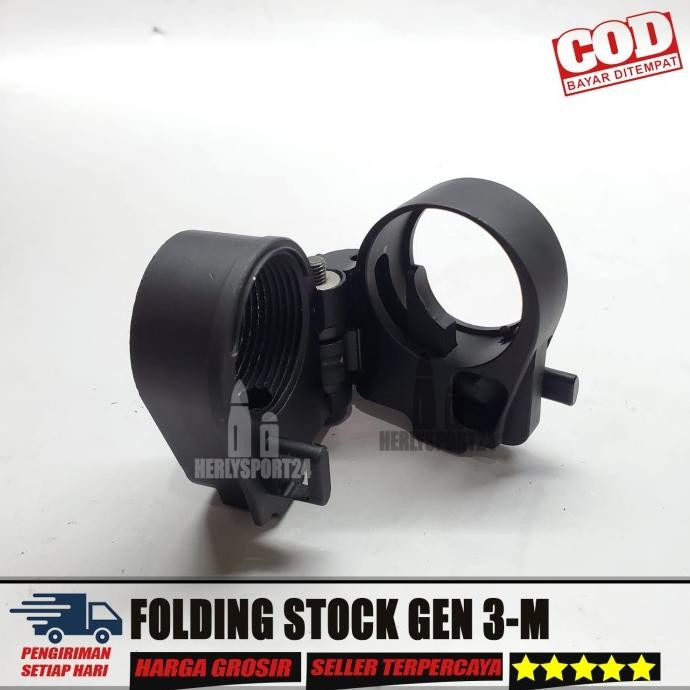 Folding Stock Popor Engsel Lipat Pcp Tactical Folding Stock Gen 3