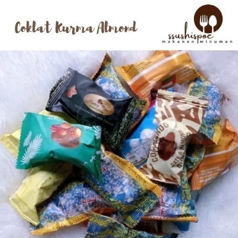 

Coklat Kurma Almond 1 Kg/500 Gr/Mix With Original Chocolate Arab Oleh2 New GAM
