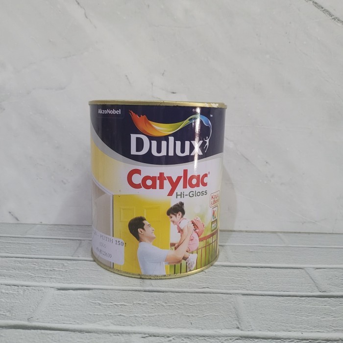 >>>>>] Dulux Catylac hi gloss cat minyak putih 1501 1kg