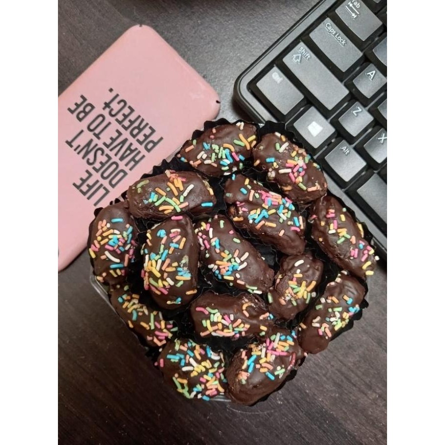 

kurma coklat/kurcok bebs snack aneka toping GAM