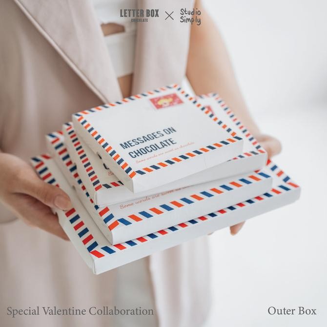 

Kado Coklat Valentine Box 6pcs - Letter Box - Paket Valentine GM