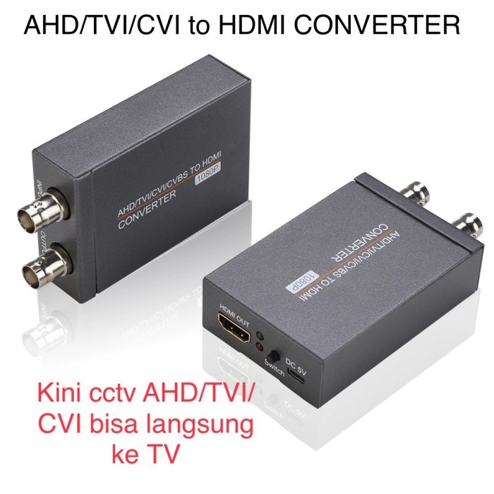 AHD/TVI/CVI CCTV to HDMI Converter / 4K HDMI to AHD/CVI/TVI - support