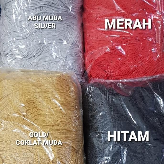 

TALI KUR KECIL 1B (+-2mm) ISI 900GRAM BAHAN POLYESTER