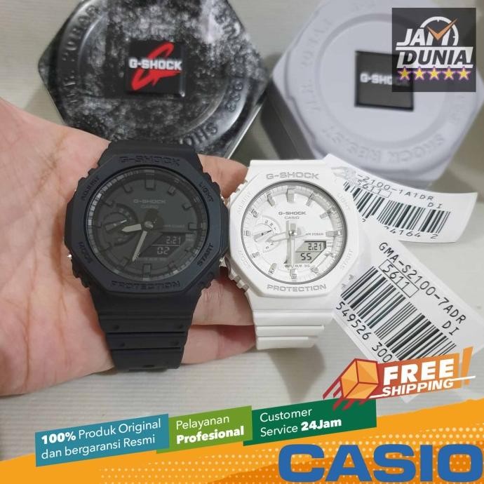 Promo Jam Tangan Couple Original Casio Ga 2100 1A1 Casio Gma S2100 7A