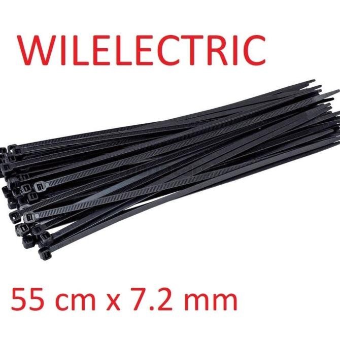 

TERBARU - Kabel ties / cable ties 55 cm x 7.2 mm 100 pcs UL standard