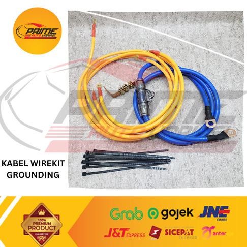 Kabel Grounding Mobil 5 Titik Wirekit + Booster Power Best
