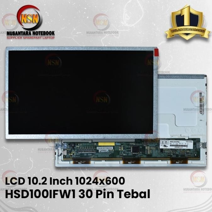 BEBAS ONGKIR - LCD LED Screen Laptop Notebook 10.2Inch For Asus HP Mini Lenovo