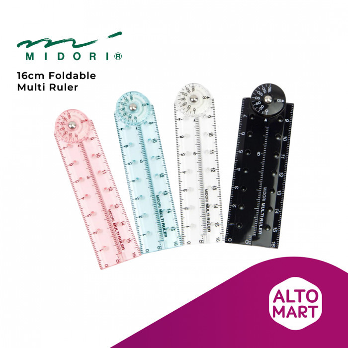 

Midori Foldable Multi Ruler 16Cm Penggaris Lipat Mini