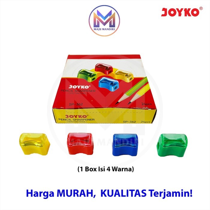 

Rautan Pensil Joyko Sp 362 / Pencil Sharpener Sp-362 / Serutan