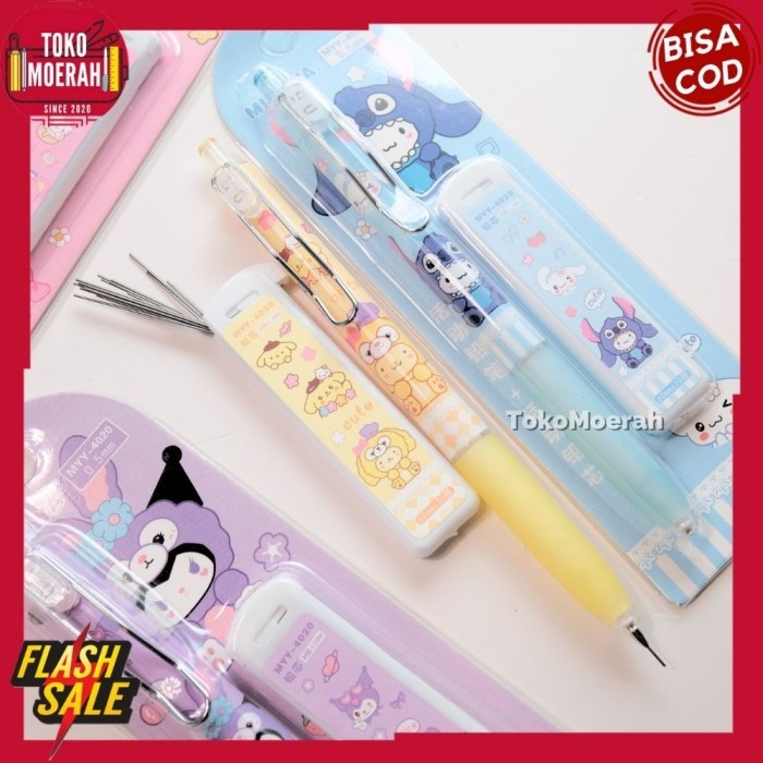 

Pensil Mekanik Set Sanrio Costum Lucu Unik Pensil Cetek Set Sanrio Custom Pensil Cetek Meknaik Free