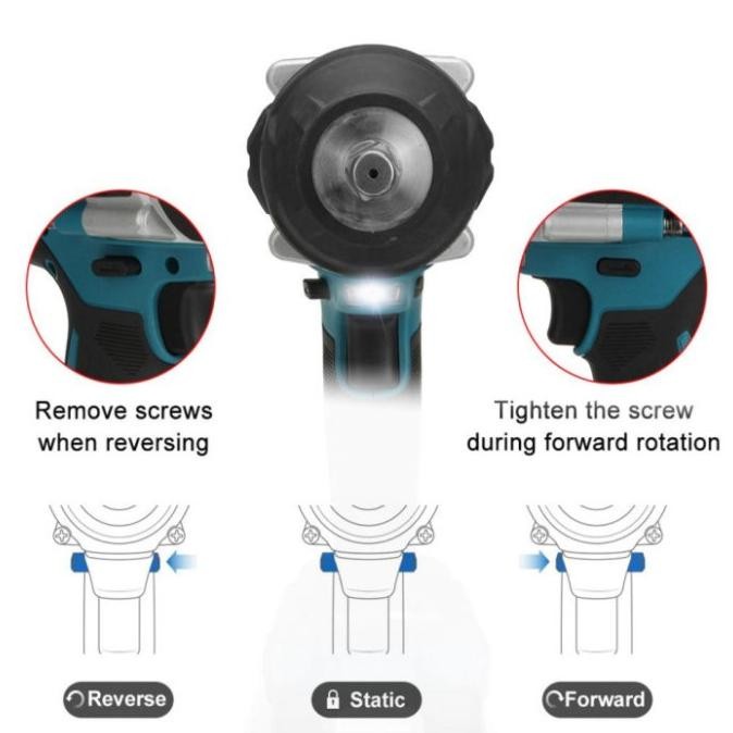Kamolee Dtw700 1800Nm Impact Wrench Cordless - Mesin Impact Wrench