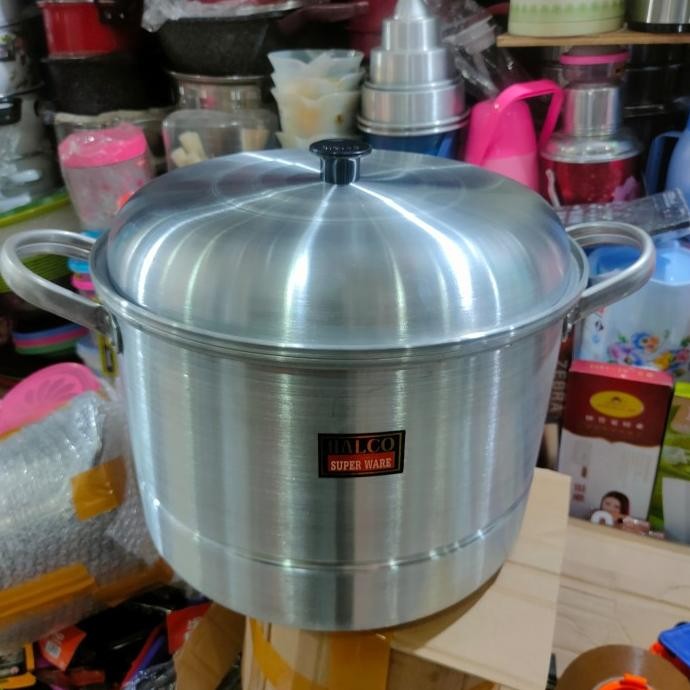 Halco-Dandang/Lanseng/Panci Serbaguna Uk 32 34 40 Panci Almunium Tebal Merdekacici