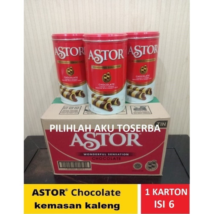 

ASTOR DOUBLE COKLAT 330 GR - ASTOR KALENG - 1 KARTON ISI 6 KALENG