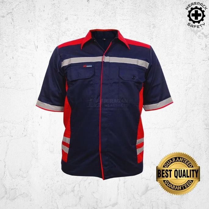 Wearpack Kerja Lengan Pendek Merk Juragan Wearpack