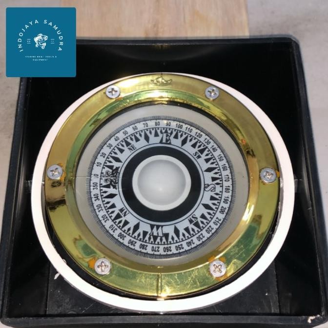 kompas kapal laut cap perahu 4 inch