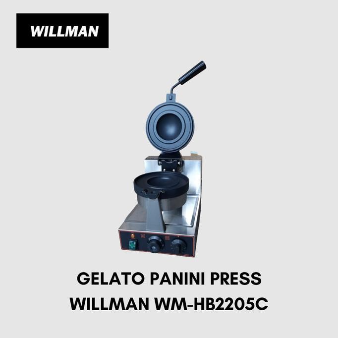 Mesin Ufo Burger Gelato Ice Cream Panini Bun Press Es Krim dalam Roti