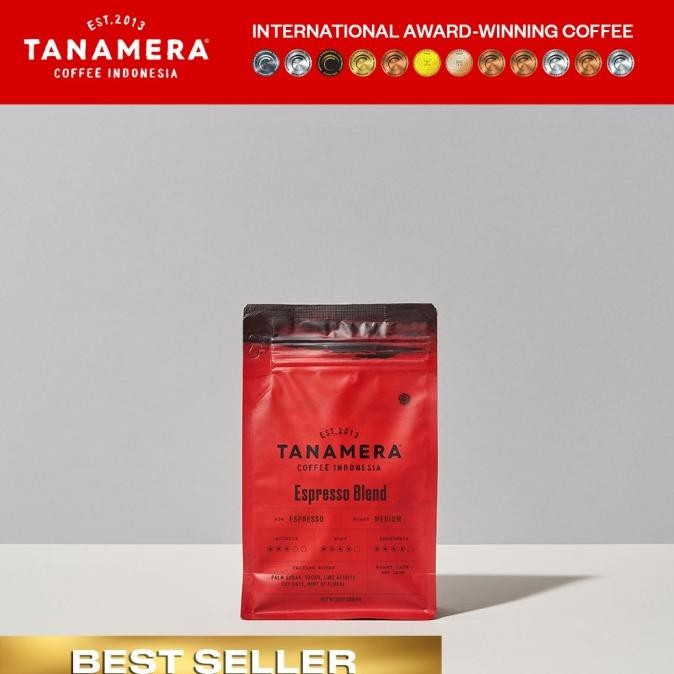 

Kopi Arabika Tanamera Coffee Espresso Blend 250 Gr