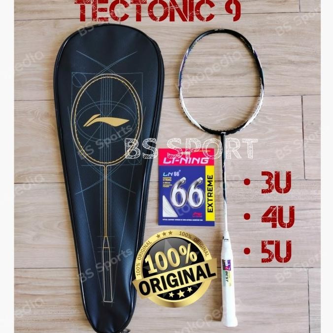 Terjangkau Raket Badminton Lining Tectonic 9 Original