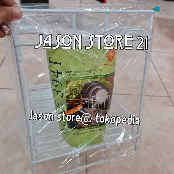 Rak Piring Rose 394-T (Nampan)/Rak Piring Gelas Rose 394T Susun 2