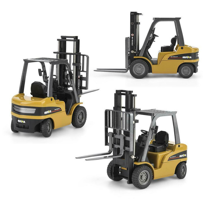 

Huina 1717 Forklift Truck Toy Model 1:50 Alloy Die-Cast Diecast