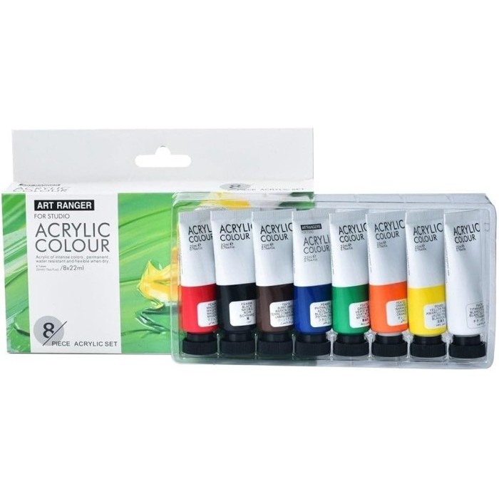

PROMO Art Ranger Regular Acrylic Set 8 x 22ml / Cat Akrilik