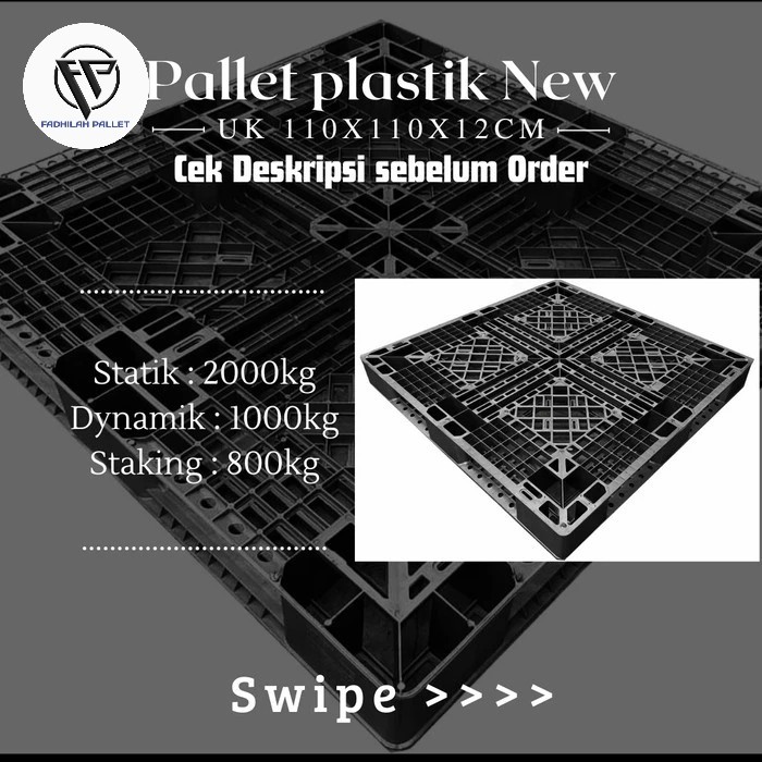 

DISKON Pallet plastik baru palet plastik baru NS1111-12cm