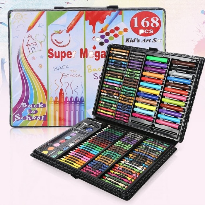 

HARGA DISKON Set Perlengkapan Alat Menggambar / Kerajinan Tangan (Isi 168)