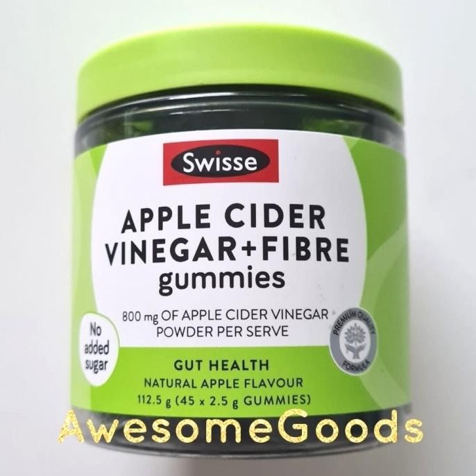 

Swisse Australia Apple Cider Vinegar + Fibre 45 Gummies