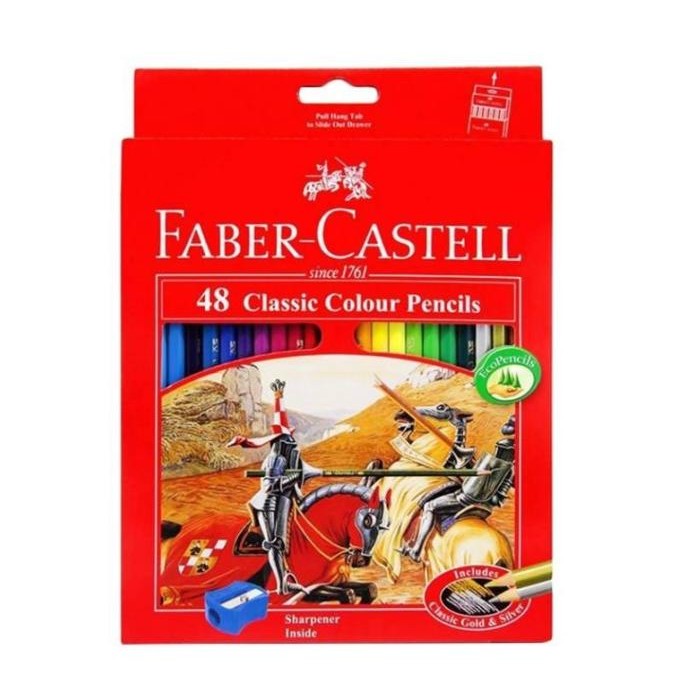 

HARGA DISKON Pensil 48 warna faber castel