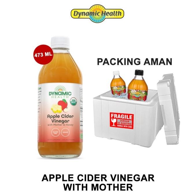 

Dynamic Health Organic Raw Apple Cider Vinegar With Mother Cuka Apel