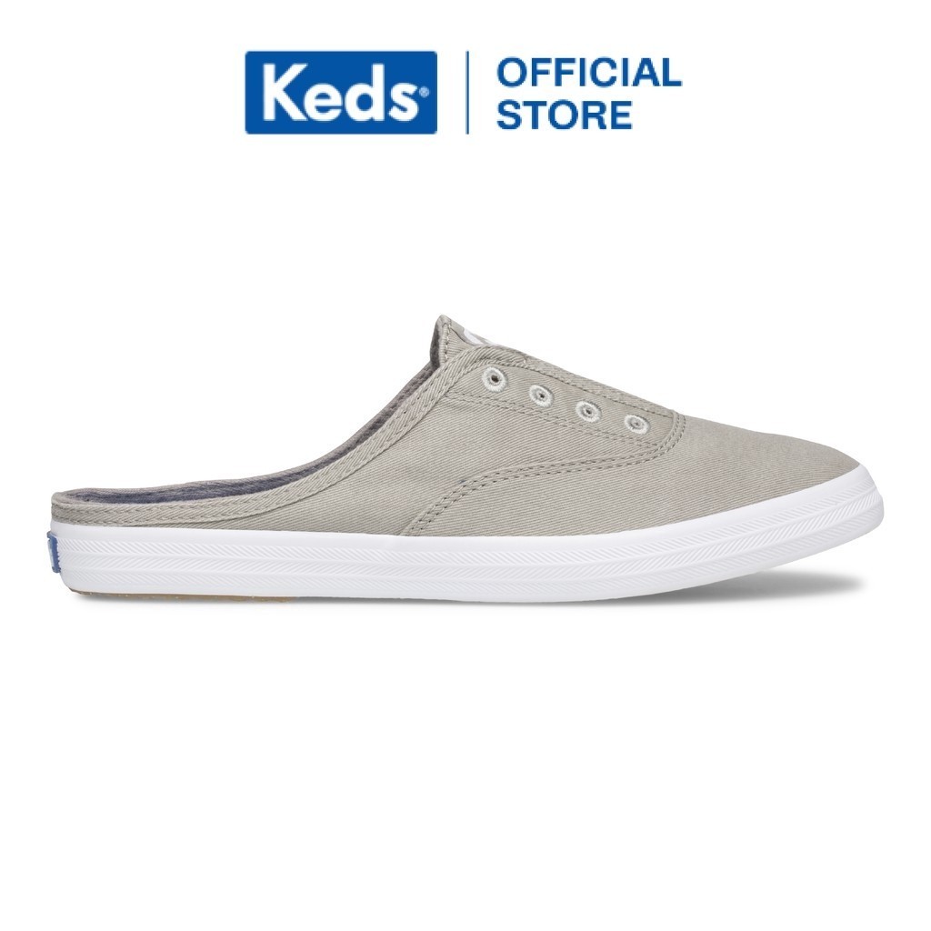Keds Sepatu Wanita Moxie Mule Seasonal Solids Blue Grey WF61990