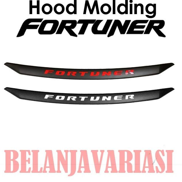 LIS KAP MESIN FORTUNER 2016- HITAM HIGH QUALITY