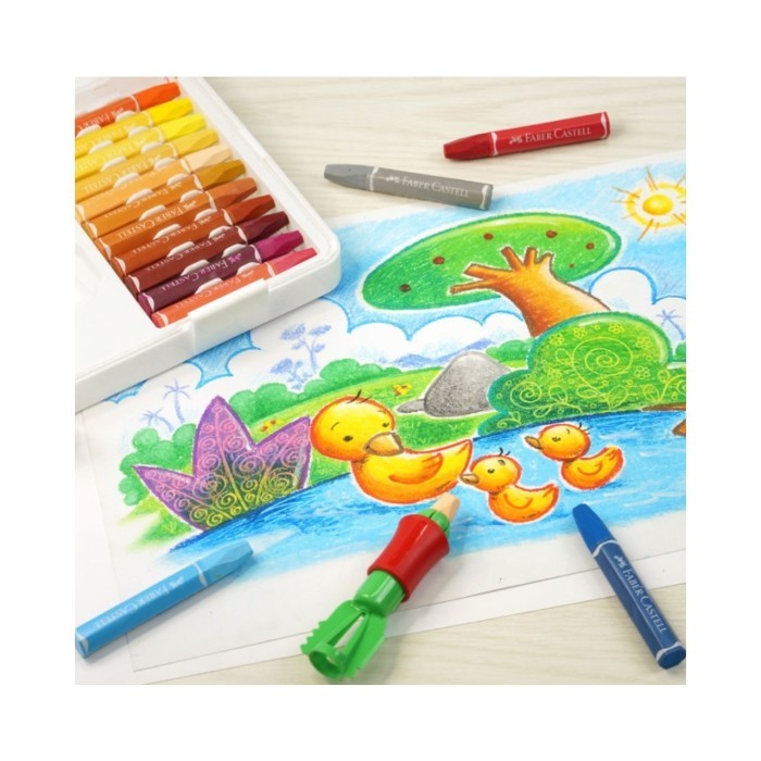 

Crayon Faber Castell Hexagonal 24 Warna