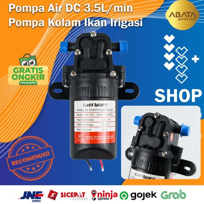 POMPA DC 12 VOLT 3.5L/MIN POMPA DC 12V HIGH PRESSURE POMPA AQUARIUM DC POMPA KOLAM DC POMPA IRIGASI 