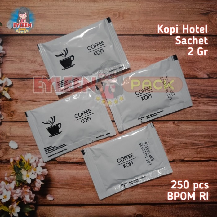 

TERBARU! Kopi Sachet Hotel 2 Gram isi 250 pcs Kopi Instan Coffee Sachet