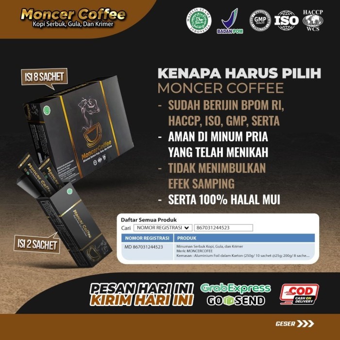 

Kopi SiMoncer Coffee Produk Original - Kopi Herbal BPOM dan Halal - Produk Original 100% - 1 Box Isi