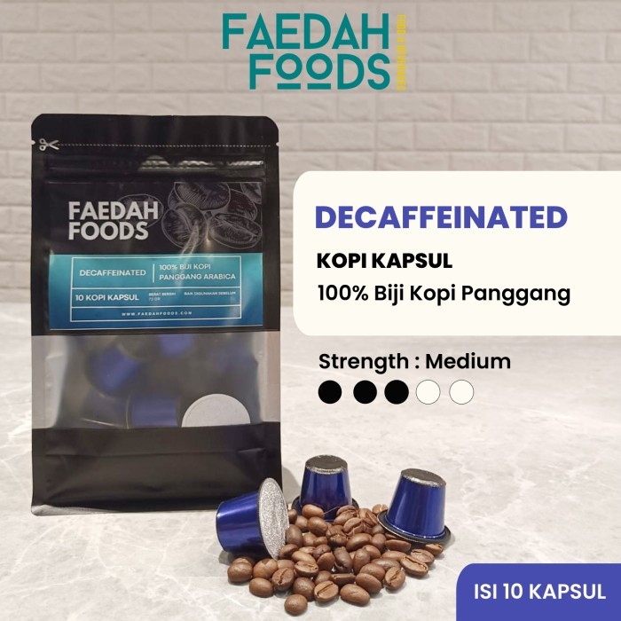 

HOT SALE! Kopi Kapsul - Decaffeinated Coffee Capsule Kapsul Nespresso