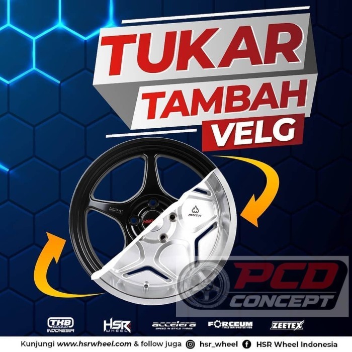 Velg Mobil Clasic R15 Hsr Sasebo Pnp Xenia,Avanza Kijang Velg R15