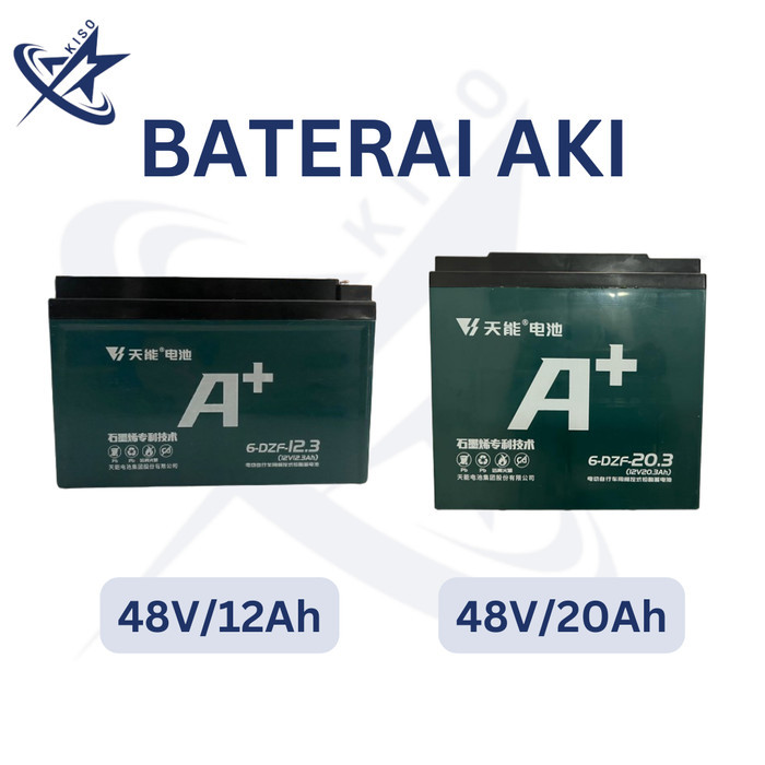 Jual Kiso Baterai Aki Sepeda Listrik 48V/12Ah & 48V/20Ah