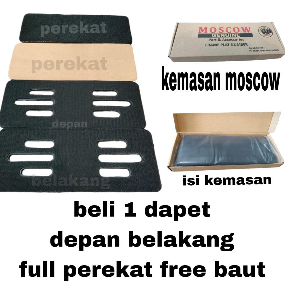 TERLARIS FRAMELESS  PLAT DUDUKAN PLAT-NOMOR-UNIVERSAL-FRAMELESS-PLAT-NOMOR-1-SET-MOTOR-(-CLEAN-LOOK-